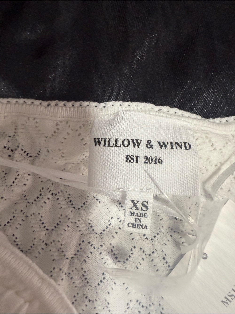 White Lace Midi Dress for Special Occasions Size XS Willow & Wind NWT - Picture 6 of 8